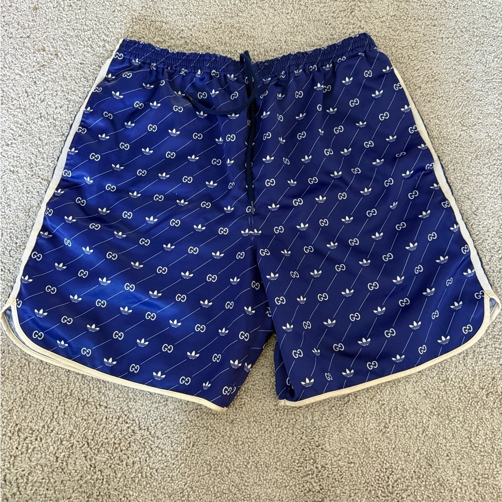 Gucci x Adidas Trefoil Print Pants US Size L/ IT Size 50